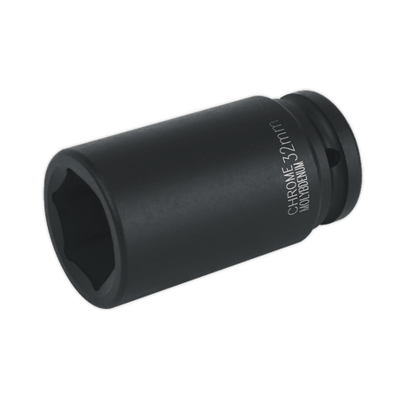 Sealey IS3432D Impact Socket 32mm Deep 3/4"Sq Drive - IS3432D - Sealey Tools UK - Workshop Tool Storage