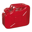 Sealey JC10 Jerry Can 10L - Red - JC10 - Sealey Tools UK - Workshop Tool Storage