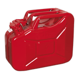 Sealey JC10 Jerry Can 10L - Red - JC10 - Sealey Tools UK - Workshop Tool Storage