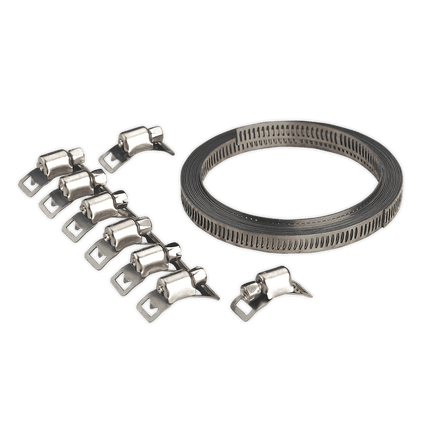 Sealey JC97 Hose Clip Set Self - Build 8mm Band Width - JC97 - Sealey Tools UK - Workshop Tool Storage