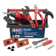 Sealey JTK1 19pc Junior Toy Tool Kit - JTK1 - Sealey Tools UK - Workshop Tool Storage