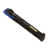 Sealey LED01B Rechargeable Slim Folding Pocket Light 2 COB & 1 SMD LED - Blue - LED01B - Sealey Tools UK - Workshop Tool Storage