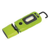 Sealey LED3601G Rechargeable 360° Inspection Light 3W COB & 1W SMD LED Green Lithium - Polymer - LED3601G - Sealey Tools UK - Workshop Tool Storage