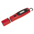 Sealey LED3602R Rechargeable 360° Inspection Light 7 SMD & 3W SMD LED Red Lithium - ion - LED3602R - Sealey Tools UK - Workshop Tool Storage