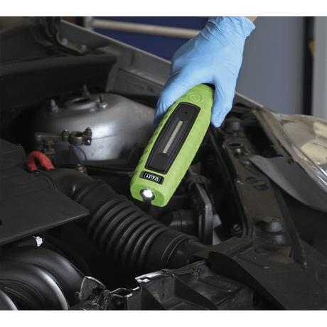 Sealey LED360G 360° 8W & 3W SMD LED Rechargeable Inspection Light - Green - LED360G - Sealey Tools UK - Workshop Tool Storage