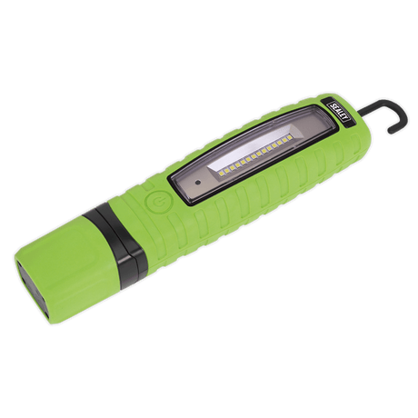 Sealey LED360G 360° 8W & 3W SMD LED Rechargeable Inspection Light - Green - LED360G - Sealey Tools UK - Workshop Tool Storage