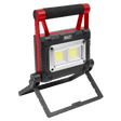 Sealey LEDFL15WS 15W COB LED Solar Powered Rechargeable Portable Floodlight - LEDFL15WS - Sealey Tools UK - Workshop Tool Storage