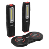 Sealey LEDWCBCOMBO5 Inspection Light 5W & 1W COB LED (x2) & Double Wireless Charging Base - LEDWCBCOMBO5 - Sealey Tools UK - Workshop Tool Storage