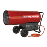 Sealey LP401 Space Warmer® Propane Heater 210,000 - 400,000Btu/hr - LP401 - Sealey Tools UK - Workshop Tool Storage