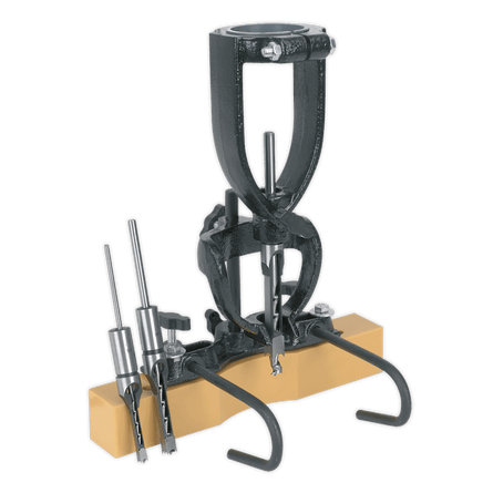 Sealey MA10 Wood Mortising Attachment 40 - 65mm with Chisels - MA10 - Sealey Tools UK - Workshop Tool Storage