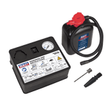 Sealey MAC10S Tyre Inflator 12V & Emergency Puncture Sealant Kit - MAC10S - Sealey Tools UK - Workshop Tool Storage