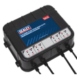 Sealey MBC420 Four Bank 6/12V 8Amp (4 x 2A) Auto Maintenance Charger - MBC420 - Sealey Tools UK - Workshop Tool Storage
