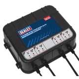 Sealey MBC420 Four Bank 6/12V 8Amp (4 x 2A) Auto Maintenance Charger - MBC420 - Sealey Tools UK - Workshop Tool Storage