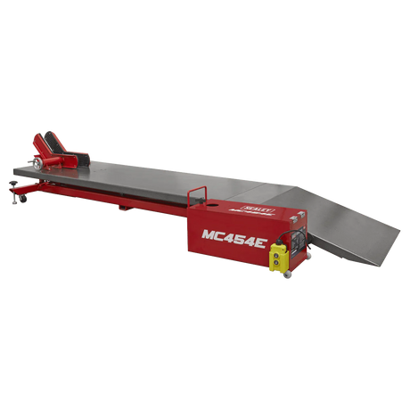 Sealey MC454E Motorcycle Lift 450kg - 12V Electro/Hydraulic - MC454E - Sealey Tools UK - Workshop Tool Storage