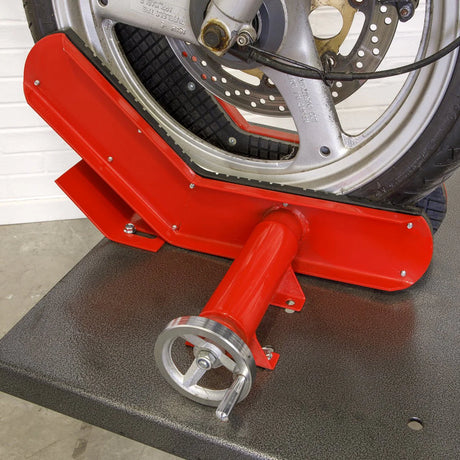Sealey MC454E Motorcycle Lift 450kg - 12V Electro/Hydraulic - MC454E - Sealey Tools UK - Workshop Tool Storage