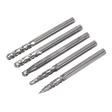 Sealey MCBSET01 Micro Carbide Burr Set 5pc - MCBSET01 - Sealey Tools UK - Workshop Tool Storage