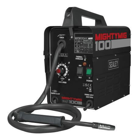 Sealey MIGHTYMIG100 No - Gas MIG Welder 100Amp 230V - MIGHTYMIG100 - Sealey Tools UK - Workshop Tool Storage