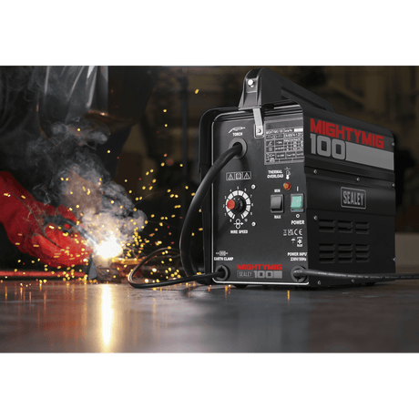 Sealey MIGHTYMIG100 No - Gas MIG Welder 100Amp 230V - MIGHTYMIG100 - Sealey Tools UK - Workshop Tool Storage