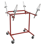 Sealey MK71 Alloy Wheel Painting/Repair Stand - 4 Wheel Capacity - MK71 - Sealey Tools UK - Workshop Tool Storage