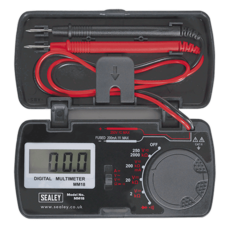 Sealey MM18 Pocket Multimeter - MM18 - Sealey Tools UK - Workshop Tool Storage