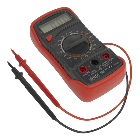 Sealey MM20 Digital Multimeter 8 Function with Thermocouple - Electrics - SLY-11548 - Sealey Tools UK - Workshop Tool Storage