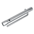 Sealey MS160 Double End Long Reach Spark Plug Box Spanner 14/16mm with L - Bar - MS160 - Sealey Tools UK - Workshop Tool Storage
