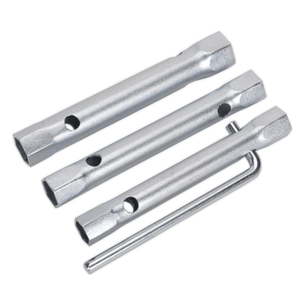 Sealey MS165 Spark Plug Box Spanner Set 3pc Long Reach Double End - MS165 - Sealey Tools UK - Workshop Tool Storage