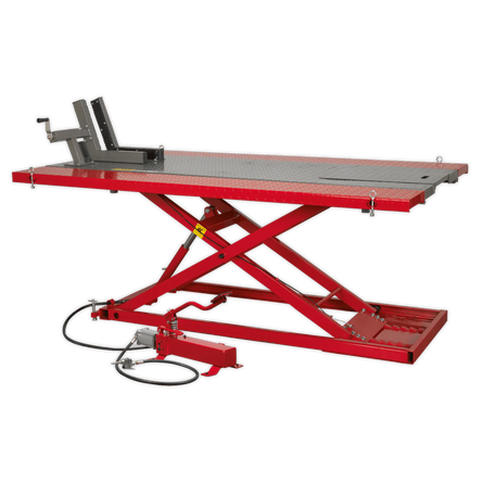 Sealey MT680 Mini Tractor/Quad/Motorcycle Lift 680kg Capacity Air/Hydraulic - Quad/Mini Tractor Lifts - SLY-12687 - Sealey Tools UK - Workshop Tool Storage