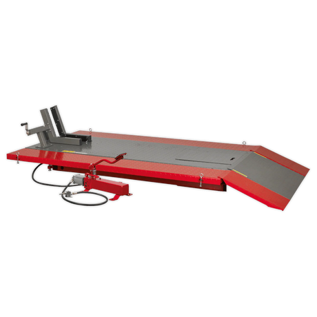Sealey MT680 Mini Tractor/Quad/Motorcycle Lift 680kg Capacity Air/Hydraulic - Quad/Mini Tractor Lifts - SLY-12687 - Sealey Tools UK - Workshop Tool Storage
