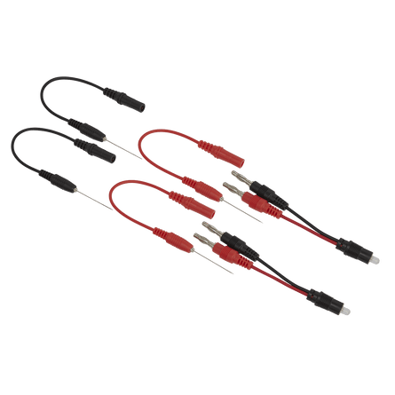 Sealey NLTS01 Noid Light Test Lead Set 6pc - NLTS01 - Sealey Tools UK - Workshop Tool Storage