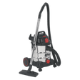 Sealey PC200SDAUTO Vacuum Cleaner Industrial 20L 1400W/230V Stainless Drum Auto Start - PC200SDAUTO - Sealey Tools UK - Workshop Tool Storage