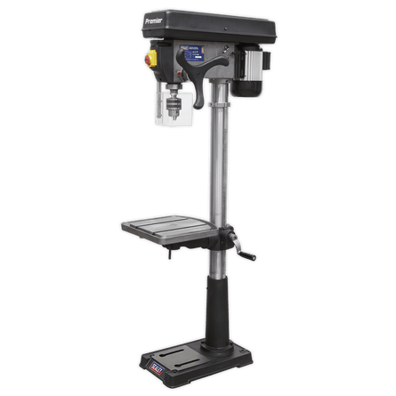 Sealey PDM240F Pillar Drill Floor 16 - Speed 1635mm Height 230V - PDM240F - Sealey Tools UK - Workshop Tool Storage