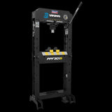 Sealey PPF301S Viking Air/Hydraulic Press 30tonne Floor Type with Sliding Ram and Foot Pedal - PPF301S - Sealey Tools UK - Workshop Tool Storage