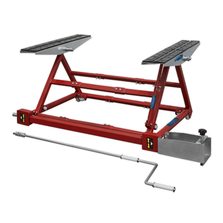 Sealey PPL01 Portable Pivot Car Lift 1500kg - PPL01 - Sealey Tools UK - Workshop Tool Storage