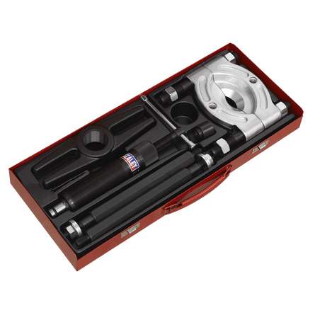 Sealey PS980 8pc Hydraulic Bearing Separator/Puller Set - PS980 - Sealey Tools UK - Workshop Tool Storage