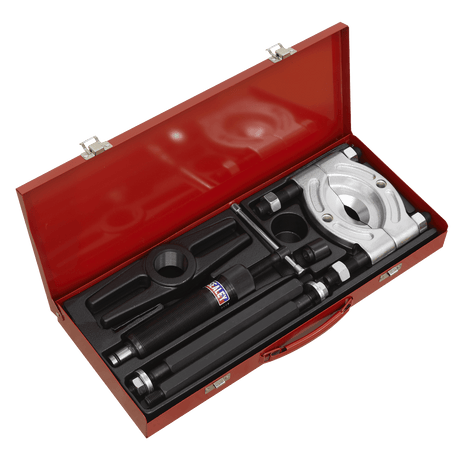 Sealey PS980 8pc Hydraulic Bearing Separator/Puller Set - PS980 - Sealey Tools UK - Workshop Tool Storage