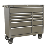 Sealey PTB105511SS Rollcab 11 Drawer 1055mm Stainless Steel Heavy - Duty - PTB105511SS - Sealey Tools UK - Workshop Tool Storage