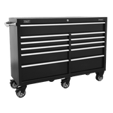 Sealey PTB143011 Rollcab 11 Drawer 1430mm Heavy - Duty Black - PTB143011 - Sealey Tools UK - Workshop Tool Storage