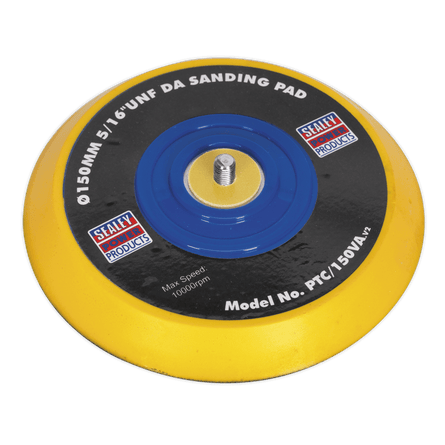 Sealey PTC/150VA DA Backing Pad for Hook - and - Loop Discs 145mm 5/16"UNF - PTC/150VA - Sealey Tools UK - Workshop Tool Storage