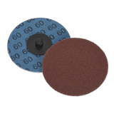 Sealey PTCQC7560 Quick - Change Sanding Disc 75mm 60Grit Pack of 10 - PTCQC7560 - Sealey Tools UK - Workshop Tool Storage