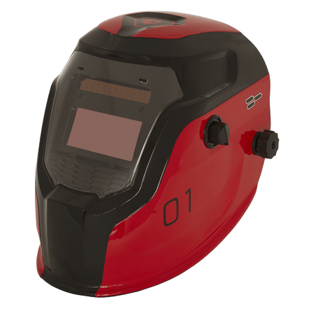 Sealey PWH1 Welding Helmet Auto Darkening - Shade 9 - 13 - Red - PWH1 - Sealey Tools UK - Workshop Tool Storage