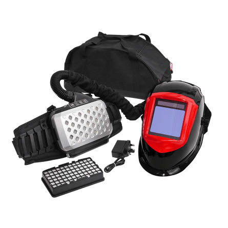 Sealey PWH615 Welding Helmet with Powered Air Purifying Respirator (PAPR) Auto Darkening - PWH615 - Sealey Tools UK - Workshop Tool Storage