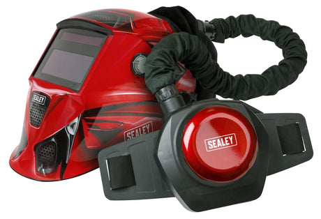 Sealey PWH617 Welding Helmet with TH2 Powered Air Purifying Respirator (PAPR) Auto Darkening - PWH617 - Sealey Tools UK - Workshop Tool Storage