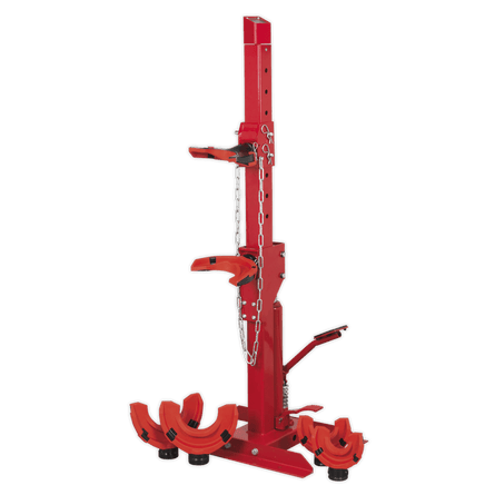 Sealey RE2311 Coil Spring Compressing Station with Gauge Hydraulic 2000kg Capacity - RE2311 - Sealey Tools UK - Workshop Tool Storage