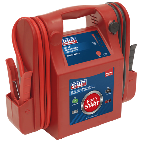 Sealey RS103 RoadStart Emergency Power Pack 12V 3200 Peak Amps - Mobile Power Systems - SLY-12950 - Sealey Tools UK - Workshop Tool Storage