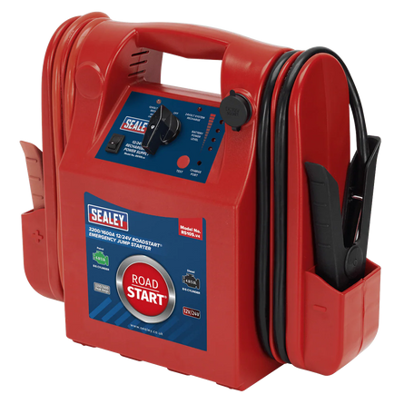 Sealey RS105 RoadStart Emergency Power Pack 12/24V 3200/1600 Peak Amps - Mobile Power Systems - SLY-12952 - Sealey Tools UK - Workshop Tool Storage