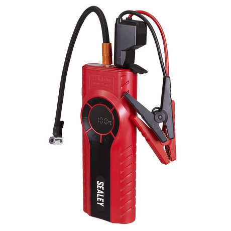 Sealey RS1200TI RoadStart® 1200A 12V Jump Starter & Tyre Inflator - RS1200TI - Sealey Tools UK - Workshop Tool Storage