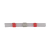 Sealey RTSSB25 Heat Shrink Butt Connector Solder Terminal 22 - 18 AWG Red Pack of 25 - RTSSB25 - Sealey Tools UK - Workshop Tool Storage