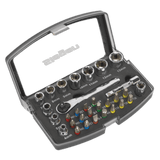Sealey S01036 Socket & Bit Set 31pc 1/4"Sq Drive - S01036 - Sealey Tools UK - Workshop Tool Storage