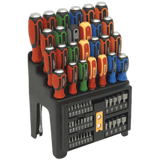Sealey S01153 Hammer - Thru Screwdriver, Bit & Nut Driver Set 61pc - S01153 - Sealey Tools UK - Workshop Tool Storage